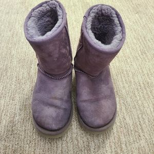 Purple UGG winter boots